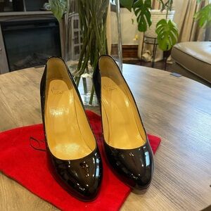 Christian Louboutin Glossy Black Heels